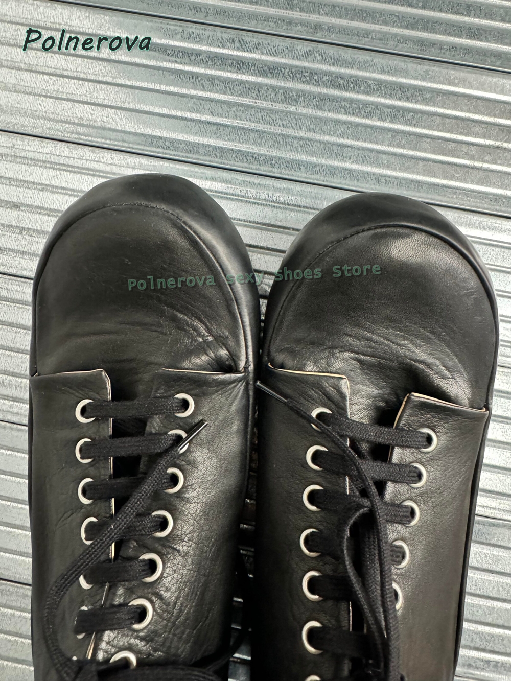 Cocked Round Toe Lace Up Loafe – Street Fashion Women recenzja i cena