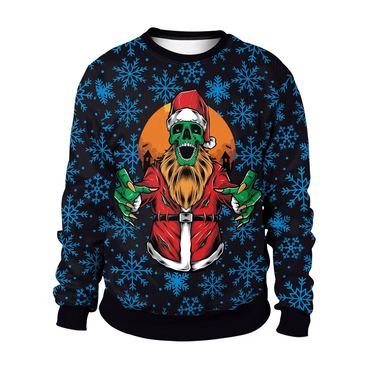 Farm Tractor Ugly Christmas Sw – Oversized Crewneck Fleece recenzja i cena