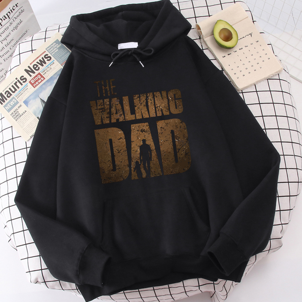 The Walking Dad Printing Men H – Oversized Crewneck Fleece recenzja i cena
