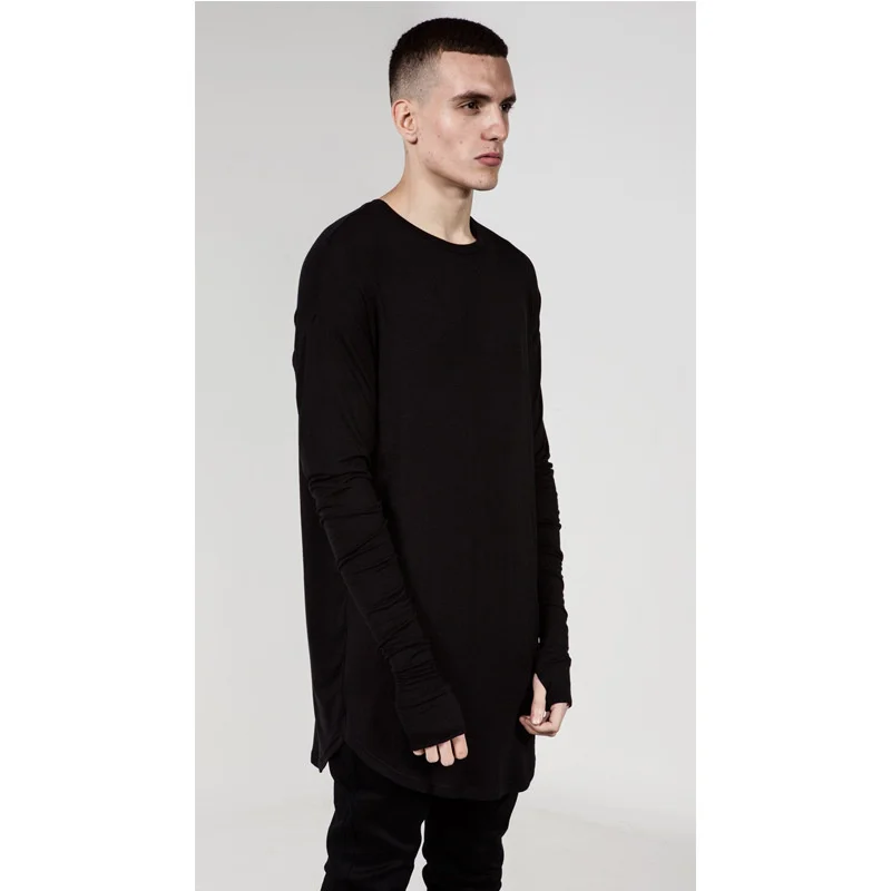 Men Longline Thumb Hole Long S – Longline Tee Oversized recenzja i cena