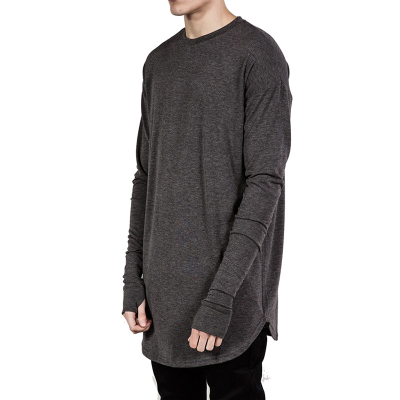 Men Longline Thumb Hole Long S – Longline Tee Oversized recenzja i cena